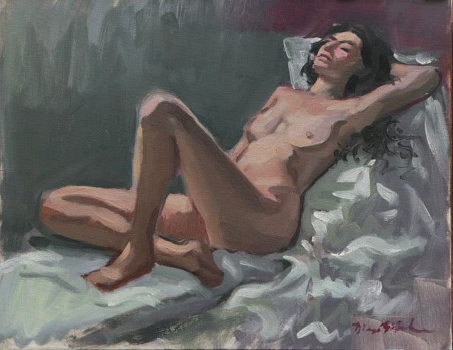 Resting woman - Life model №1